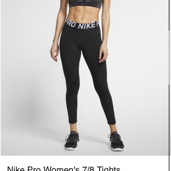 Nike Pants - Nike Pro 7/8 Tights size L (12-14)